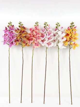 Artificial Flower 18*94CM Singel Orchid*9 GS-64921006 Single Flowers 3,000+ sqm showroom with thousands of artificial flowers, plants & trees ready for global sourcing.