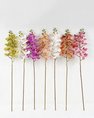 Artificial Flower 18*94CM Singel Orchid*9 GS-64921006 Single Flowers YeahFlower is one of Chinese leading OEM manufacturers and exporters , supplying the silk flowers, wholesale artificial trees
