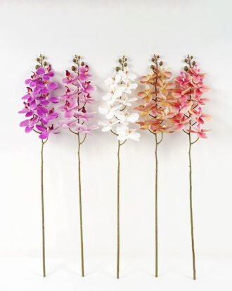 Artificial Flower 18*94CM Singel Orchid*9 GS-64921010 Single Flowers YeahFlower is one of Chinese leading OEM manufacturers and exporters , supplying the silk flowers, wholesale artificial trees