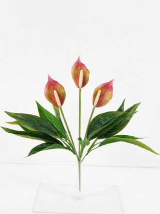 Artificial Flower 16*30cm camellia Bush*6 GS-29921033-Z1 Flowers Bush 3,000+ sqm showroom with thousands of artificial flowers, plants & trees ready for global sourcing.