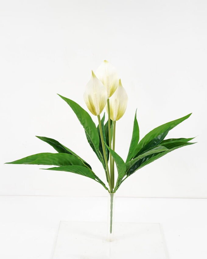Artificial Flower 40*40*48CM Spathiphyllum GS-52321010-W1 Flowers Bush YeahFlower is one of Chinese leading OEM manufacturers and exporters , supplying the silk flowers, wholesale artificial trees
