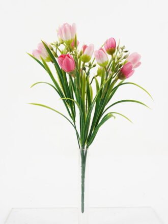 Artificial Flower 22*35cm Tulip Bush*6 GS-29921017-Y1 Flowers Bush 3,000+ sqm showroom with thousands of artificial flowers, plants & trees ready for global sourcing.