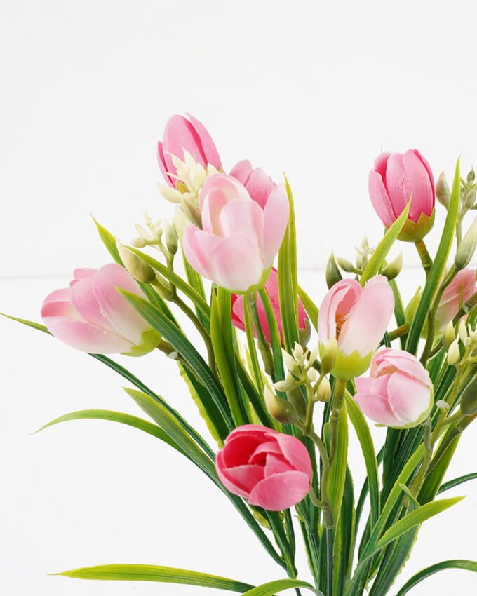 Artificial Flower Tulip Bush 6 GS-29921017-P1_5 Artificial Flower 22*35cm Tulip Bush*6 GS-29921017-P1 Flowers Bush YeahFlower is one of Chinese leading OEM manufacturers and exporters , supplying the silk flowers, wholesale artificial trees