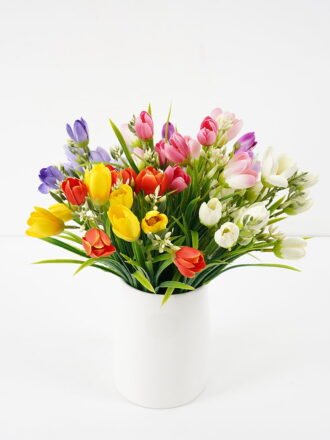 Artificial Flower 17*33cm Rose Bush*5 GS-29921018 Flowers Bush 3,000+ sqm showroom with thousands of artificial flowers, plants & trees ready for global sourcing.