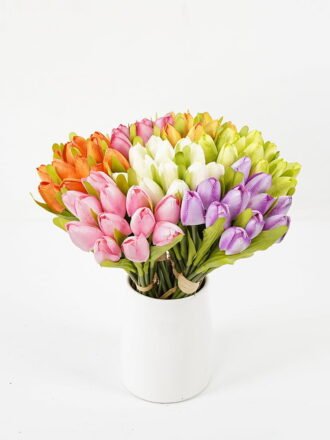 Artificial Flower 20*34cm Leaves bouquet*6 GS-26221055-R1 Bouquet 3,000+ sqm showroom with thousands of artificial flowers, plants & trees ready for global sourcing.