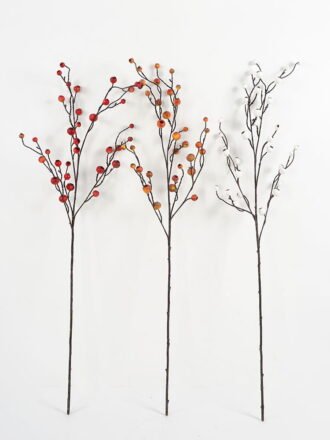Artificial Flower 25*120 Wild fruit spray*3 GS-57721014 Single Flowers 3,000+ sqm showroom with thousands of artificial flowers, plants & trees ready for global sourcing.