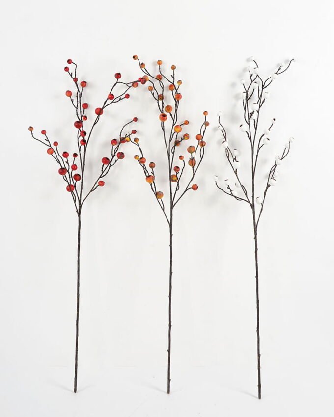 Artificial Flower 20*100cm Wild fruit spray*6 GS-57721013 Single Flowers YeahFlower is one of Chinese leading OEM manufacturers and exporters , supplying the silk flowers, wholesale artificial trees