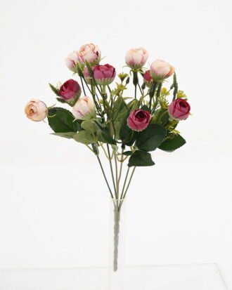 Artificial Flower 16*30cm camellia Bush*6 GS-29921033-R1 Flowers Bush YeahFlower is one of Chinese leading OEM manufacturers and exporters , supplying the silk flowers, wholesale artificial trees