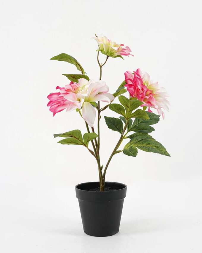 Artificial Flower 36*29*46cm dahlia in pp pot GS-06021023 Potted Flowers&Plants YeahFlower is one of Chinese leading OEM manufacturers and exporters , supplying the silk flowers, wholesale artificial trees