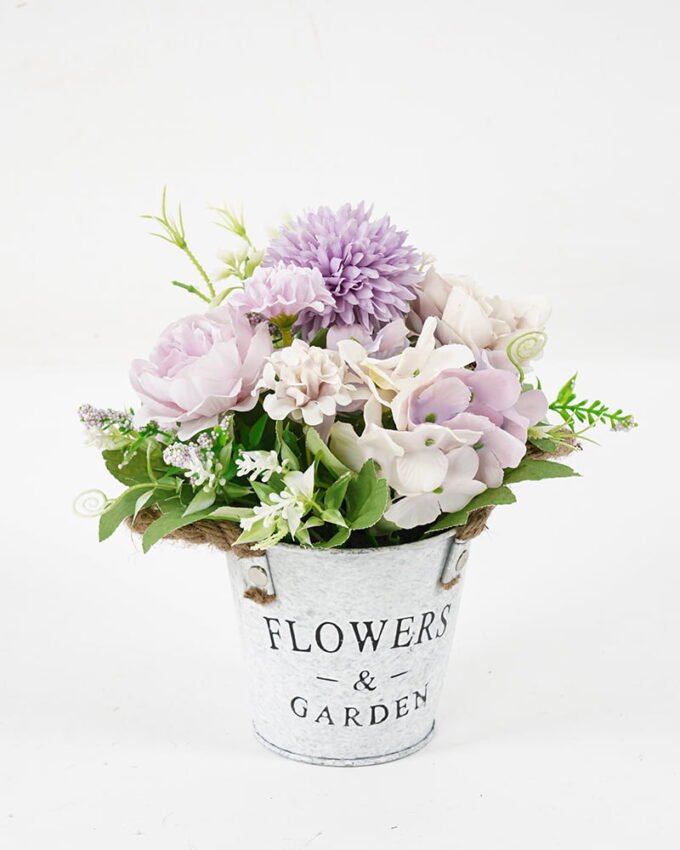 Artificial Flower 18*18*23cm flower in Metal pot GS-03321141-Z1 Potted Flowers&Plants YeahFlower is one of Chinese leading OEM manufacturers and exporters , supplying the silk flowers, wholesale artificial trees