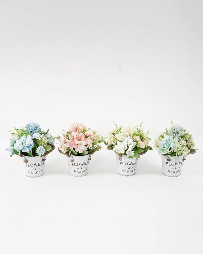 Artificial Flower 18*18*23cm flower in Metal pot GS-03321142-B1 Potted Flowers&Plants YeahFlower is one of Chinese leading OEM manufacturers and exporters , supplying the silk flowers, wholesale artificial trees