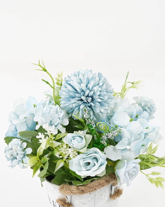 Artificial Flower 18*18*23cm flower in Metal pot GS-03321142-B1 Potted Flowers&Plants YeahFlower is one of Chinese leading OEM manufacturers and exporters , supplying the silk flowers, wholesale artificial trees