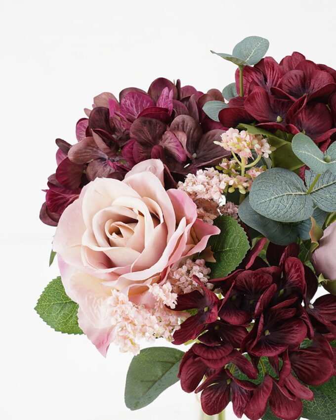 Artificial Flower hydrangea bush 12 GS-06021031_3 Artificial Flower 35*41cm hydrangea bush*12 GS-06021031 Bouquet YeahFlower is one of Chinese leading OEM manufacturers and exporters , supplying the silk flowers, wholesale artificial trees