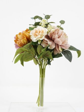 Artificial Flower 15*15*25CM Rose bush*12 GS-62421007-P1 Bouquet 3,000+ sqm showroom with thousands of artificial flowers, plants & trees ready for global sourcing.