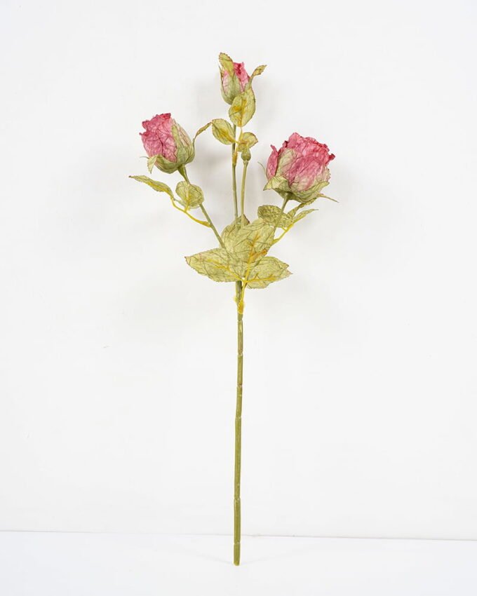 Artificial Flower 20*52cm  rose Spray*3 GS-128J21009-R2 Single Flowers YeahFlower is one of Chinese leading OEM manufacturers and exporters , supplying the silk flowers, wholesale artificial trees