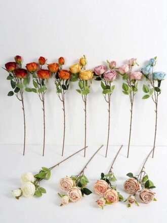 Artificial Flower 30*38cm leaf bush*9 GS-64621005 Single Flowers 3,000+ sqm showroom with thousands of artificial flowers, plants & trees ready for global sourcing.