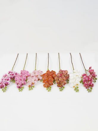 Artificial Flower 20*75CM spray Orchid *2 GS-64921009 Single Flowers 3,000+ sqm showroom with thousands of artificial flowers, plants & trees ready for global sourcing.