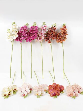 Artificial Flower 18*94CM Singel Orchid*9 GS-64921010 Single Flowers 3,000+ sqm showroom with thousands of artificial flowers, plants & trees ready for global sourcing.