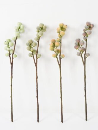 Artificial Flower 15*66cm wild fruit Spray*3 GS-51621017 Single Flowers 3,000+ sqm showroom with thousands of artificial flowers, plants & trees ready for global sourcing.