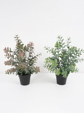 Artificial Plant 27*27*37cm Eucalyptus in PP pot GS-03321145 Potted Flowers&Plants 3,000+ sqm showroom with thousands of artificial flowers, plants & trees ready for global sourcing.
