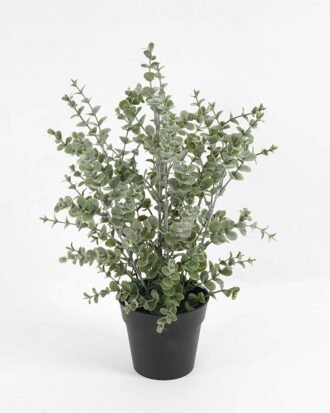 Artificial Plant 26*26*36cm Eucalyptus in PP pot GS-03321147 Potted Flowers&Plants YeahFlower is one of Chinese leading OEM manufacturers and exporters , supplying the silk flowers, wholesale artificial trees