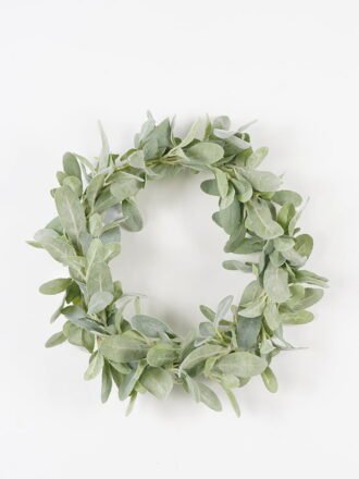 Artificial Plant 43*43cm leaf wreath GS-45021002 WREATH 3,000+ sqm showroom with thousands of artificial flowers, plants & trees ready for global sourcing.