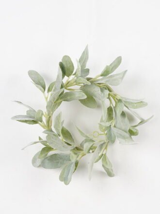 Artificial Plant 43*43cm leaf wreath GS-45021003 WREATH 3,000+ sqm showroom with thousands of artificial flowers, plants & trees ready for global sourcing.