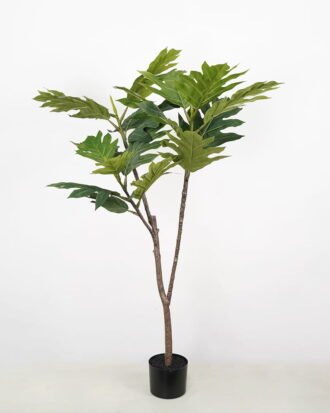 Artificial Tree 100*82*120cm breadfruit tree in pp pot GS-58421007 Tree&Plant YeahFlower is one of Chinese leading OEM manufacturers and exporters , supplying the silk flowers, wholesale artificial trees