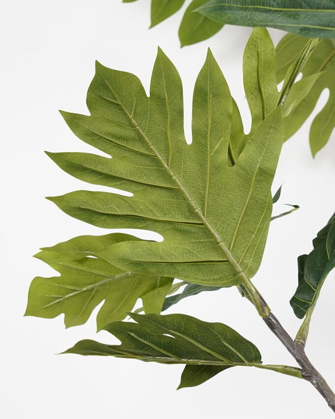 Artificial Tree 115*100*180cm breadfruit tree in pp pot GS-58421009 Tree&Plant YeahFlower is one of Chinese leading OEM manufacturers and exporters , supplying the silk flowers, wholesale artificial trees