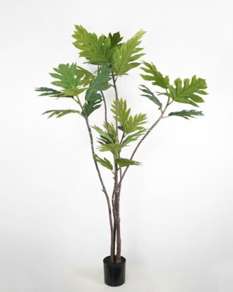 Artificial Tree 150*130*220cm breadfruit tree in pp pot GS-58421010 Tree&Plant YeahFlower is one of Chinese leading OEM manufacturers and exporters , supplying the silk flowers, wholesale artificial trees