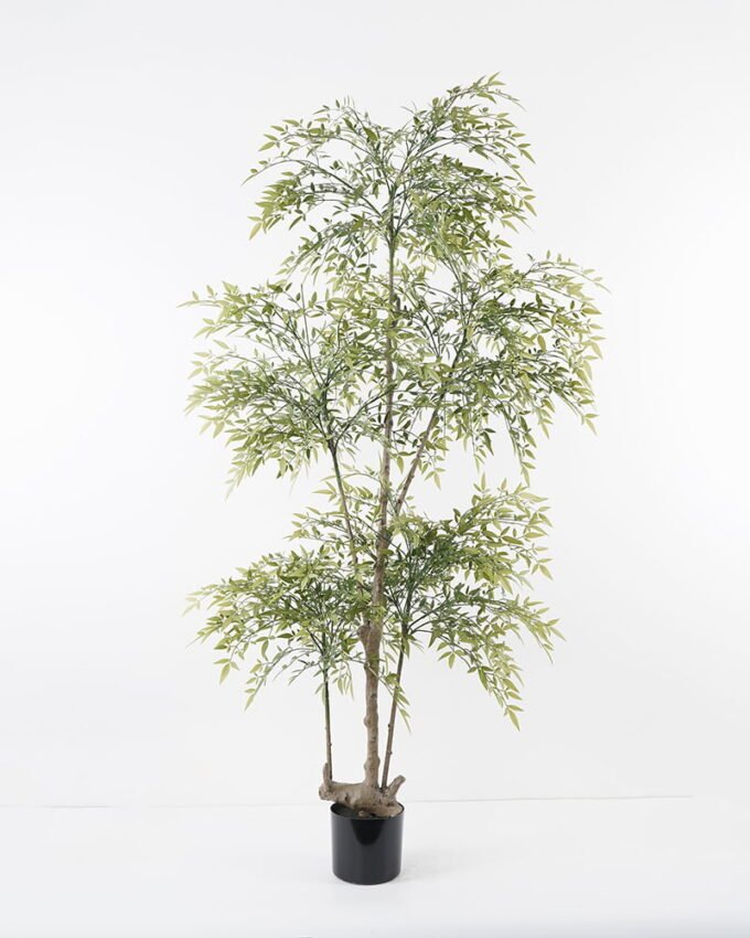 Artificial Tree 100*80*178cm heavenly bamboo tree in pp pot GS-48521030 Tree&Plant YeahFlower is one of Chinese leading OEM manufacturers and exporters , supplying the silk flowers, wholesale artificial trees