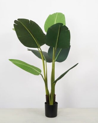 Artificial Tree 80*54*110cm traveller’s-tree in pp pot GS-58421002 Tree&Plant YeahFlower is one of Chinese leading OEM manufacturers and exporters , supplying the silk flowers, wholesale artificial trees