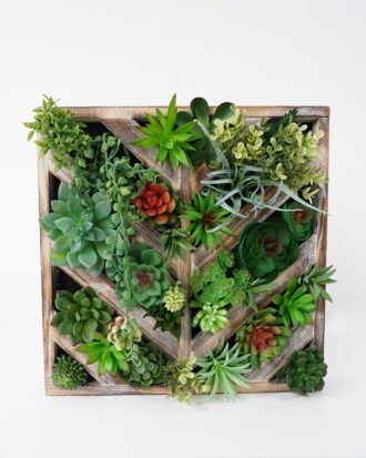 Artificial succulent 30*10*30cm desert plant in Wood planter GS-51721069 Succulent YeahFlower is one of Chinese leading OEM manufacturers and exporters , supplying the silk flowers, wholesale artificial trees