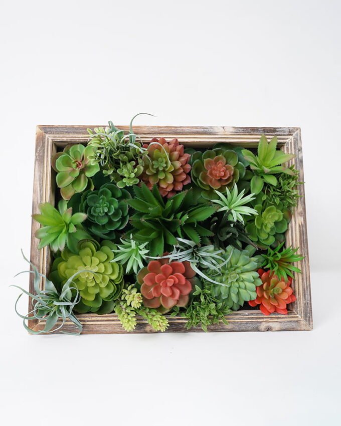 Artificial succulent desert plant in Wood planter GS-51721070 Artificial succulent 40*15*30CM desert plant in Wood planter GS-51721070 Succulent YeahFlower is one of Chinese leading OEM manufacturers and exporters , supplying the silk flowers, wholesale artificial trees