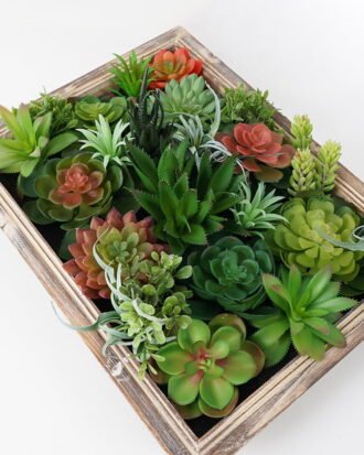 Artificial succulent 40*15*30CM desert plant in Wood planter GS-51721070 Succulent YeahFlower is one of Chinese leading OEM manufacturers and exporters , supplying the silk flowers, wholesale artificial trees