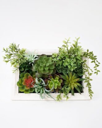 Artificial succulent 30*13*20CM desert plant in Wood planter GS-51721071 Succulent YeahFlower is one of Chinese leading OEM manufacturers and exporters , supplying the silk flowers, wholesale artificial trees