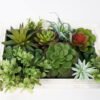 Artificial succulent 30*13*20CM desert plant in Wood planter GS-51721071 Succulent YeahFlower is one of Chinese leading OEM manufacturers and exporters , supplying the silk flowers, wholesale artificial trees