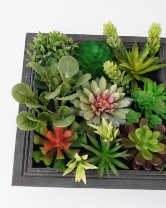 Artificial succulent 25*11*25CM desert plant in Wood planter GS-51721072 Succulent YeahFlower is one of Chinese leading OEM manufacturers and exporters , supplying the silk flowers, wholesale artificial trees