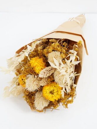 Dried Flowers 20*12*50CM Dried natural items bouquet with paper wrapped(60g/bouquet, H:50CM) GS-56621085 Bouquet 3,000+ sqm showroom with thousands of artificial flowers, plants & trees ready for global sourcing.