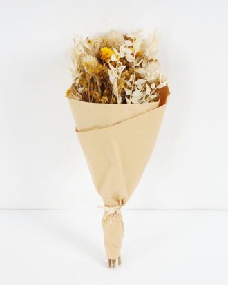 Dried Flowers 20*12*50CM Dried natural items bouquet with paper wrapped(60g/bouquet, H:50CM) GS-56621084 Bouquet YeahFlower is one of Chinese leading OEM manufacturers and exporters , supplying the silk flowers, wholesale artificial trees