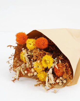 Dried Flowers 20*12*50CM Dried natural items bouquet with paper wrapped(60g/bouquet, H:50CM) GS-56621086 Bouquet YeahFlower is one of Chinese leading OEM manufacturers and exporters , supplying the silk flowers, wholesale artificial trees