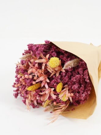 Dried Flowers 20*12*50CM Dried natural items bouquet with paper wrapped(60g/bouquet, H:50CM) GS-56621088 Bouquet 3,000+ sqm showroom with thousands of artificial flowers, plants & trees ready for global sourcing.
