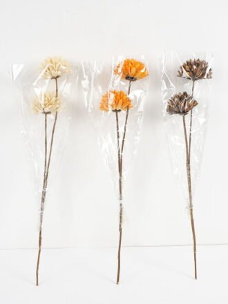 Dried Flowers 20*12*50CM Dried natural items bouquet with paper wrapped(60g/bouquet, H:50CM) GS-56621088 Bouquet 3,000+ sqm showroom with thousands of artificial flowers, plants & trees ready for global sourcing.