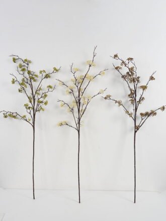 Artificial Flower 12*36cm lemon spray GS-57721037 Single Flowers 3,000+ sqm showroom with thousands of artificial flowers, plants & trees ready for global sourcing.