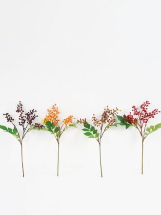 Artificial Flower 25*39cm Berry spray GS-57721033-R2 Single Flowers 3,000+ sqm showroom with thousands of artificial flowers, plants & trees ready for global sourcing.