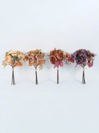 Artificial Flower 17*25CM Camellia  Bouquet*7 GS-58821051 Bouquet 3,000+ sqm showroom with thousands of artificial flowers, plants & trees ready for global sourcing.