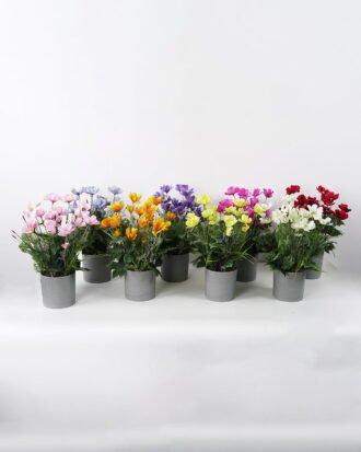 Artificial Flower 32*32*42cm Danish chrysanthemum in melamine pot GS-26221079 Potted Flowers&Plants YeahFlower is one of Chinese leading OEM manufacturers and exporters , supplying the silk flowers, wholesale artificial trees