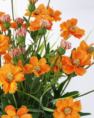 Artificial Flower 32*32*39 Little chrysanthemum in melamine pot GS-26221080 Potted Flowers&Plants YeahFlower is one of Chinese leading OEM manufacturers and exporters , supplying the silk flowers, wholesale artificial trees