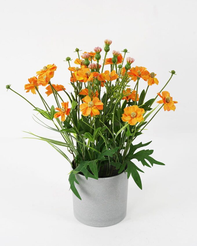 Artificial Flower 32*32*39 Little chrysanthemum in melamine pot GS-26221080 Potted Flowers&Plants YeahFlower is one of Chinese leading OEM manufacturers and exporters , supplying the silk flowers, wholesale artificial trees