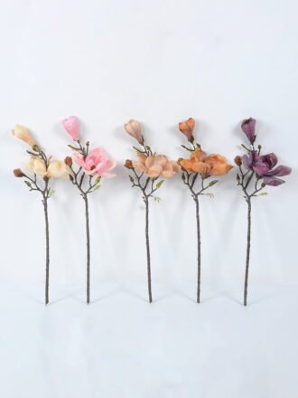Artificial Flower 14*56CM Camellia spray*2 GS-58821050-Y1 Single Flowers 3,000+ sqm showroom with thousands of artificial flowers, plants & trees ready for global sourcing.